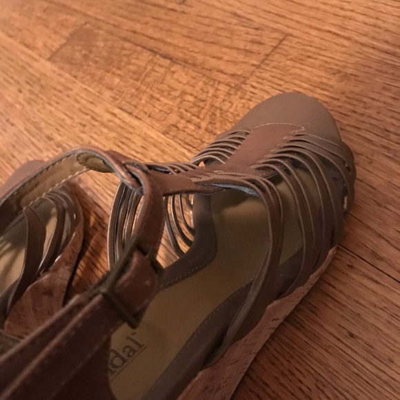 BJORNDAL cork heel wedges - Picture 6 of 7